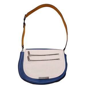 MARC by Marc Jacobs Luna Flap-Top White/Blue Crossbody
